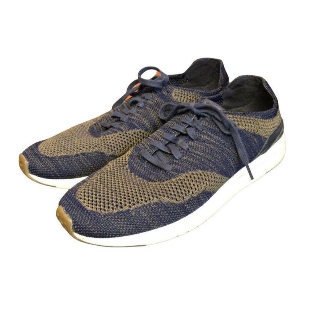 Cole Haan blue & brown men’s athletic lace up casual Sneakers size 11